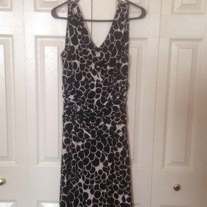 Sleeveless Black and White Dress by Dressbarn